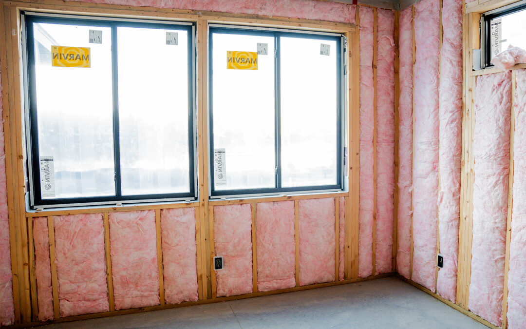 pink fiberglass basement